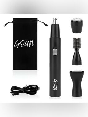 Men’s Precision Electric Nose, Face and Body Hair Trimmer – Black NIB